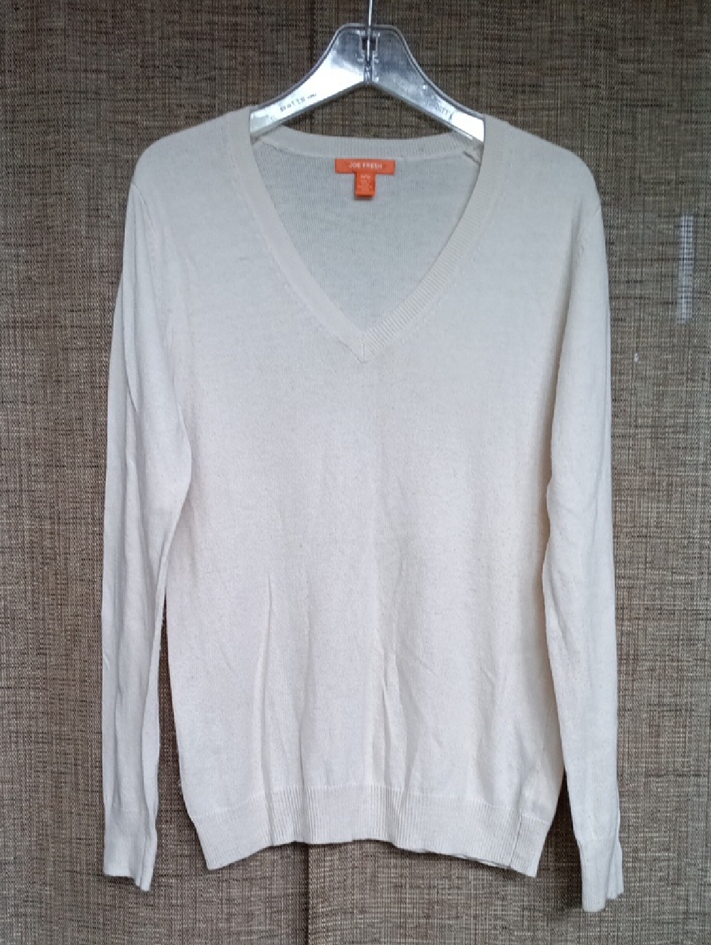 Joe Fresh Pale Yellow V-Neck Sweater